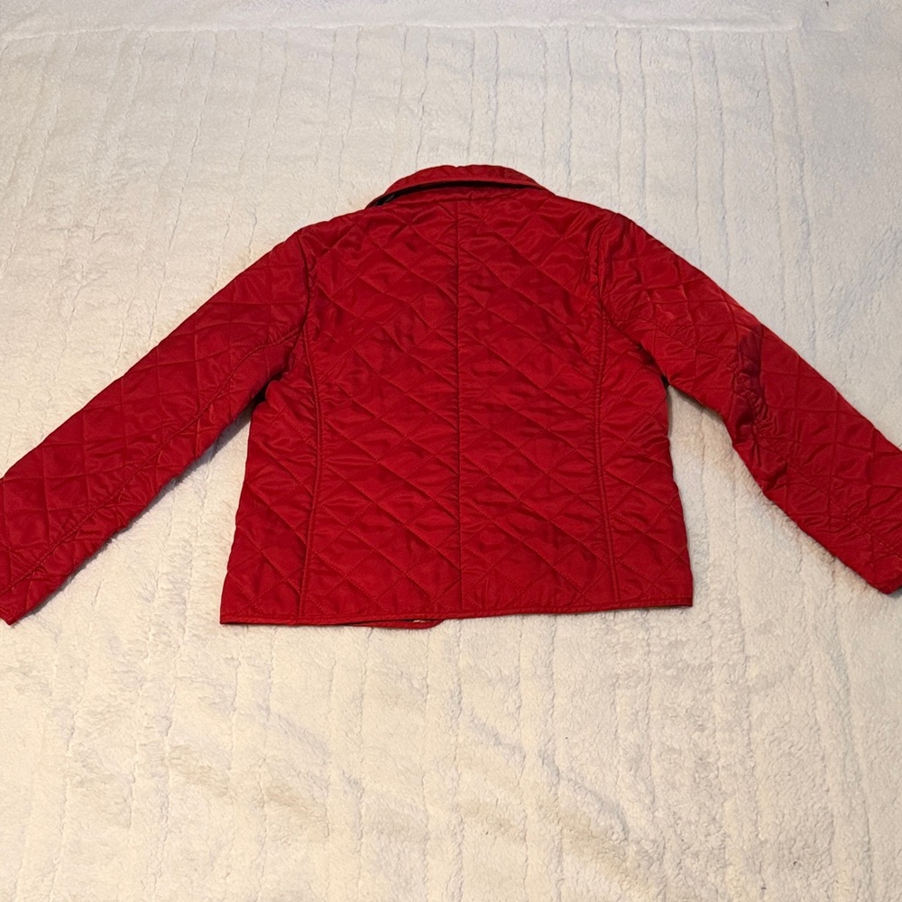 Red Quilted Jacket - Picture 6 of 6